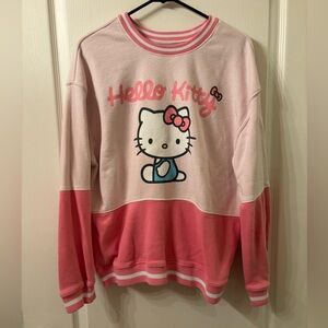 Sanrio Hello Kitty Pink and White Kids Sweatshirt